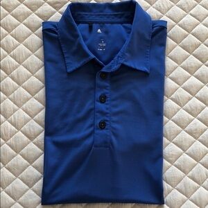 Adidas blue polo shirt